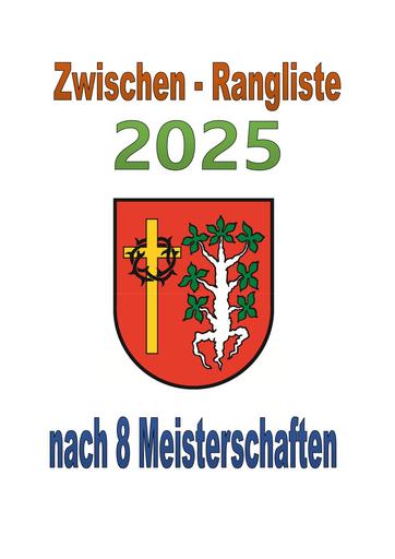 Zwischenrangliste nach 8 MS 2025 (rev.)